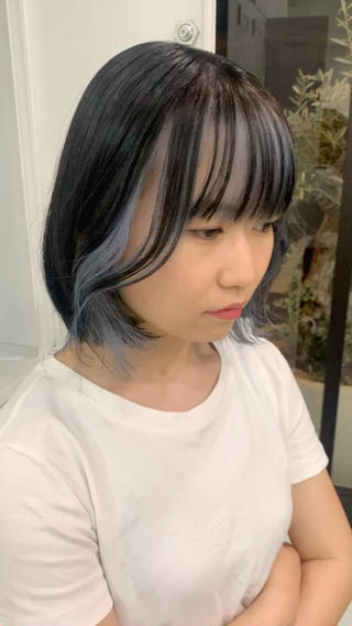 ブルーブラック×アイスブルー