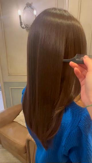 セミロング カラー ROI所属・艶髪/髪質改善/ ホンダリコのヘアスタイル