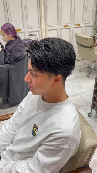 メンズ 【店長】メンズ職人 短髪　ハイトーン🔥のヘアスタイル