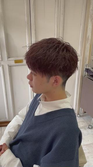 カラー メンズ 【店長】メンズ職人 短髪　ハイトーン🔥のヘアスタイル