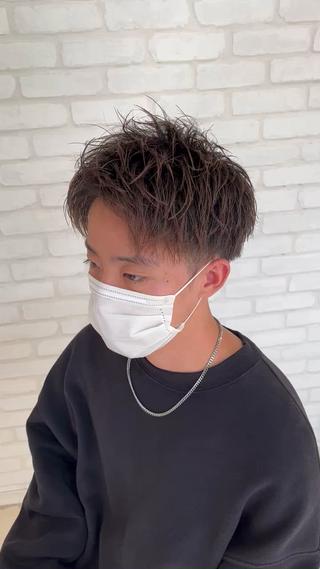 メンズ 【店長】メンズ職人 短髪　ハイトーン🔥のヘアスタイル