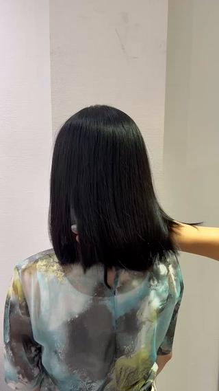 ロング ボブ✂︎ 平野由佳♥️のヘアスタイル
