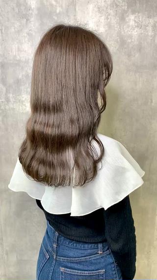 カラー 💫miyu💫デザ インカラー/アレンジのヘアスタイル