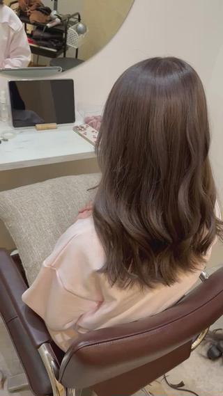 セミロング 【髪質改善　艶髪】 布川　莉穂のヘアスタイル