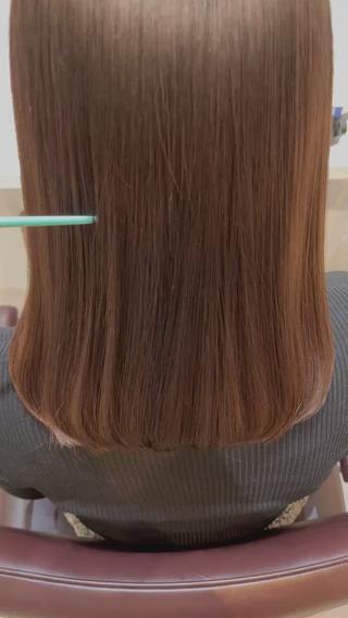 セミロング 【髪質改善　艶髪】 布川　莉穂のヘアスタイル