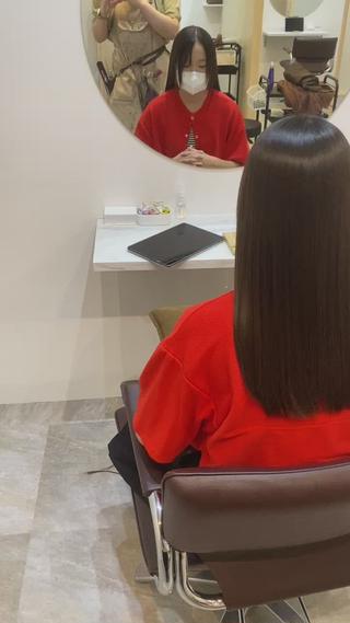 セミロング 【髪質改善　艶髪】 布川　莉穂のヘアスタイル