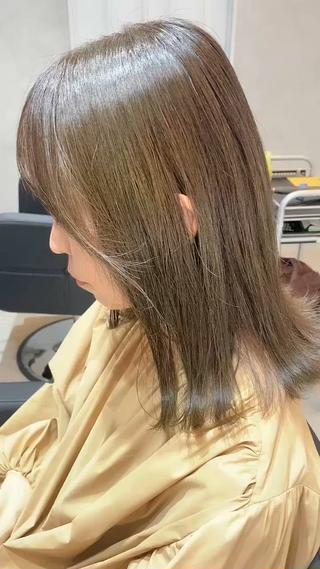 セミロング 大林 恵理 【Agu 屋島】のヘアスタイル