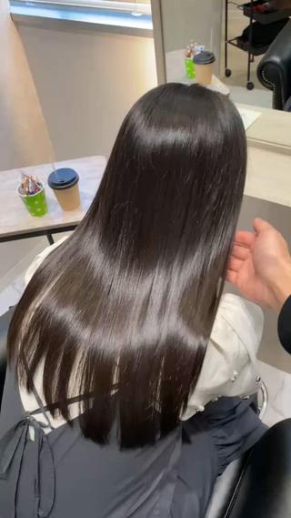 髪質改善ストレート 