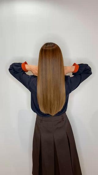 髪質改善ストレート 