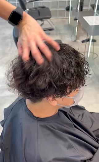 ショート パーマ パーマ／カラー特化 園田　楓莉のヘアスタイル