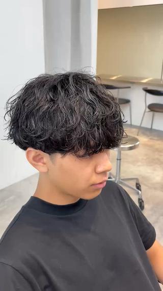 ショート パーマ パーマ／カラー特化 園田　楓莉のヘアスタイル