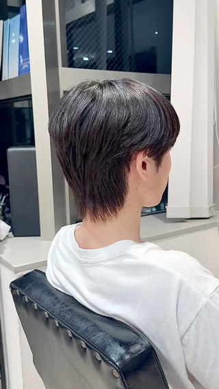 ショート カラー パーマ ヘアアレンジ メンズ IVY表参道所属・ヘアメイク小野リエ 韓国ハーフ🦊のヘアスタイル