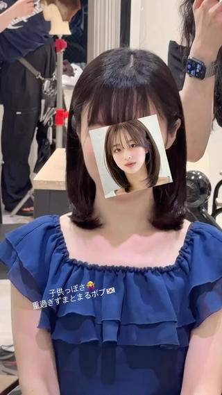 ミディアム カラー パーマ ヘアアレンジ IVY表参道所属・ヘアメイク小野リエ 韓国ハーフ🦊のヘアスタイル
