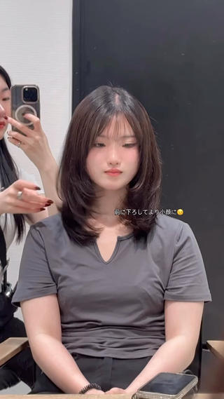 ミディアム カラー パーマ ヘアアレンジ ヘアメイク小野リエ 韓国ハーフ🦊のその他イメージ