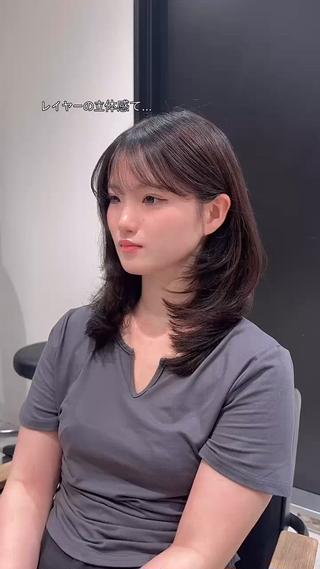 ミディアム カラー パーマ ヘアアレンジ ヘアメイク小野リエ 韓国ハーフ🦊のその他イメージ