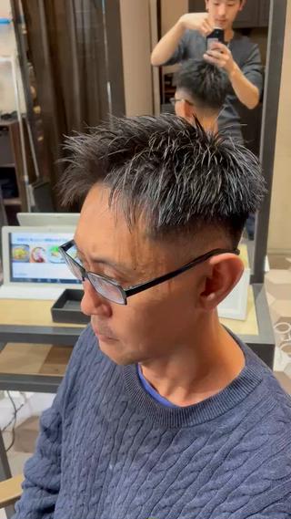 ショート パーマ メンズ 梅田/メンズ専門 ／加地光尊のヘアスタイル