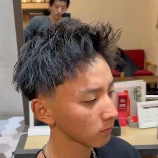 ショート パーマ メンズ 梅田/メンズ専門 /加地光尊のヘアスタイル