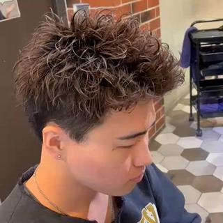 ショート パーマ メンズ 梅田/メンズ専門 ／加地光尊のヘアスタイル