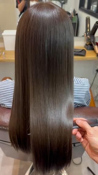 ロング 【20代ダメージ毛に 髪質改善】のヘアスタイル