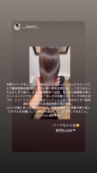 セミロング 椎葉 祐也のヘアスタイル