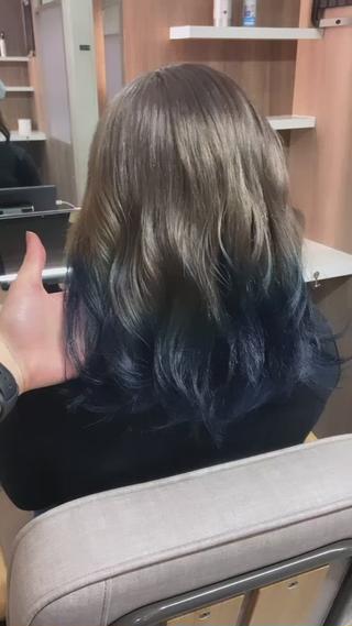 ミディアム カラー ユアーズヘアーセカンド所属・広島No.1美髪矯正 髪質改善/河村総一郎のヘアスタイル