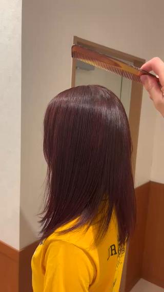 カラー 📍JR奈良/ ブリーチ/佐藤有哉のヘアスタイル