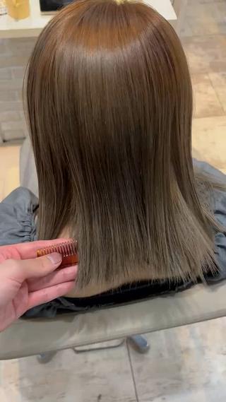 カラー 📍JR奈良/ ブリーチ/佐藤有哉のヘアスタイル