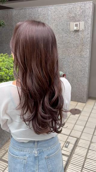 セミロング カラー 坂本 圭太朗のヘアスタイル