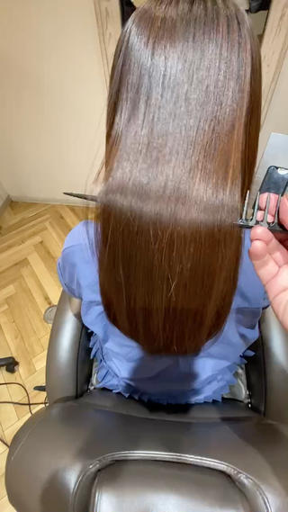 ロング 縮毛矯正☆白髪ぼかし 専門ゆうぞうのヘアスタイル