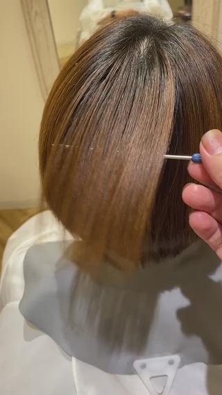 ショート 縮毛矯正☆白髪ぼかし 専門ゆうぞうのヘアスタイル