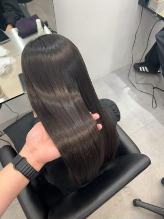 セミロング 髪質改善/縮毛矯正 梅田茶屋町/西尾祐作のヘアスタイル