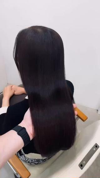 ロング 髪質改善/縮毛矯正 梅田茶屋町/西尾祐作のヘアスタイル