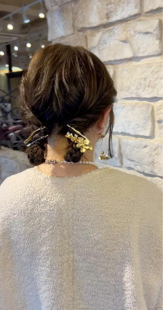 ヘアアレンジ Mei /オリーブ カラー/アレンジのヘアスタイル