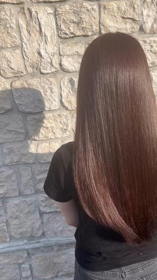 カラー Mei /オリーブ カラー/アレンジのヘアスタイル