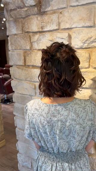 ヘアアレンジ Mei /オリーブ カラー/アレンジのヘアスタイル