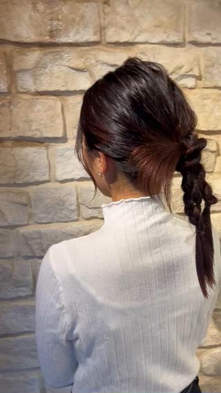 ヘアアレンジ Mei /オリーブ カラー/アレンジのヘアスタイル