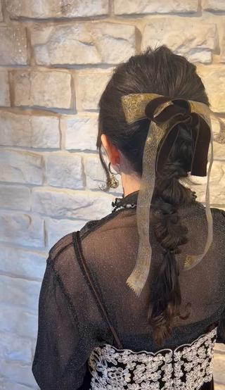 ヘアアレンジ Mei /オリーブ カラー/アレンジのヘアスタイル