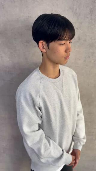 ショート カラー パーマ メンズ 森下 佑大のヘアスタイル