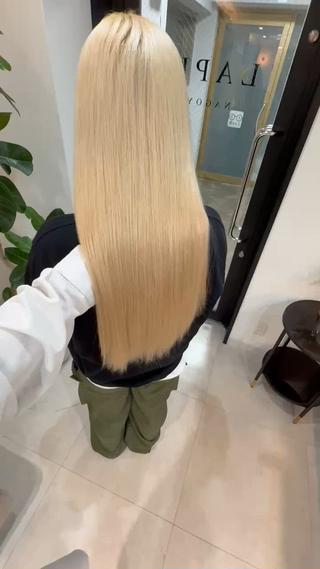 ロング ✨ハイトーン/シール エクステ✨♠優羽のヘアスタイル