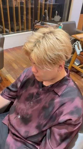カラー メンズ 逢坂 拓巳のヘアスタイル