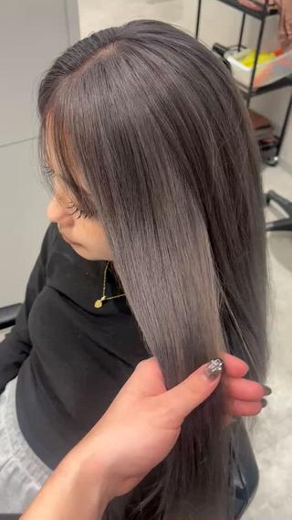 ロング kiitos西梅田所属・モカ／ カラーモデル募集中のヘアスタイル