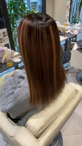 ハイトーン✨艶髪💘 💘 AYANO💘のヘアスタイル