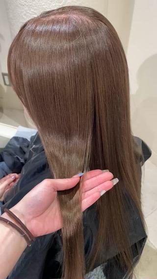 カラー ハイトーン✨艶髪💘 💘 AYANO💘のヘアスタイル