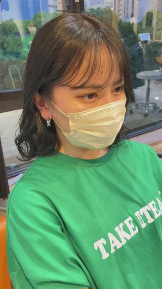 オリーブブラック
実習があって暗くしないといけないってお客様はおススメです！ 