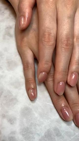 桃ネイル