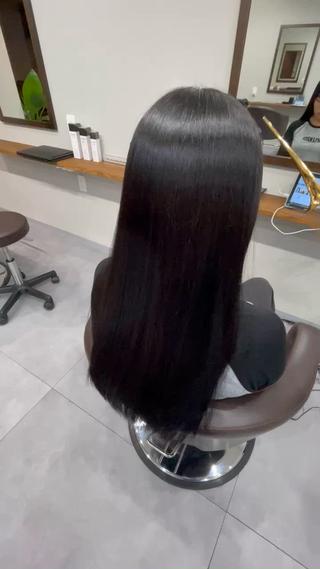 ロング 縮毛矯正、髪質改善／ 松田 龍之介のヘアスタイル