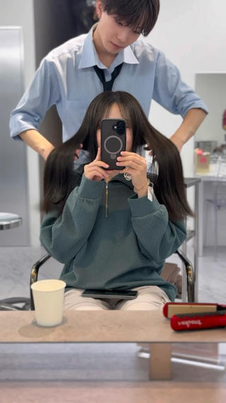 【透明感カラー×髪質改善TR】
赤みを消したい方におすすめです︎
treatmentで髪の内部から補修します︎