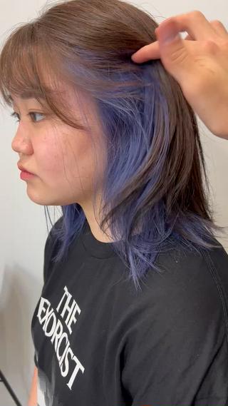 ミディアム カラー パーマ ヘアアレンジ メンズ キッズ ネイル マツエク・マツパ アイブロウ 韓国風レイヤーカット グレージュ/大希のヘアスタイル