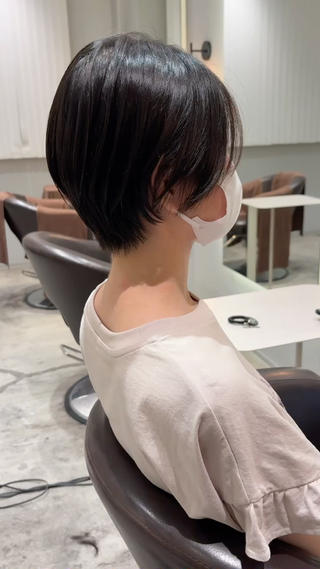 襟足･顔周りさっぱりショート(アイロンなし) 
