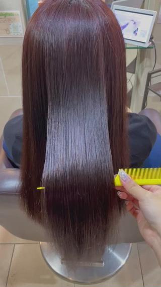 ロング カラー 艶髪/巻ける縮毛矯正 /髪質改善naoのヘアスタイル